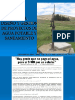 Curso de Diseño de Proyectos de Agua Potable y Saneamiento