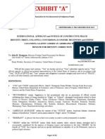 International Affidavit and Notice Foreign Tradez 2018 "DISTRICT COURT EXHIBIT"