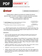 International Affidavit and Notice Foreign Tradez 2018 "DISTRICT COURT EXHIBIT"