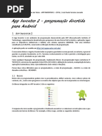 Ciência Férias Intro App Inventor