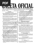 Gaceta Oficial 41472 Sumario
