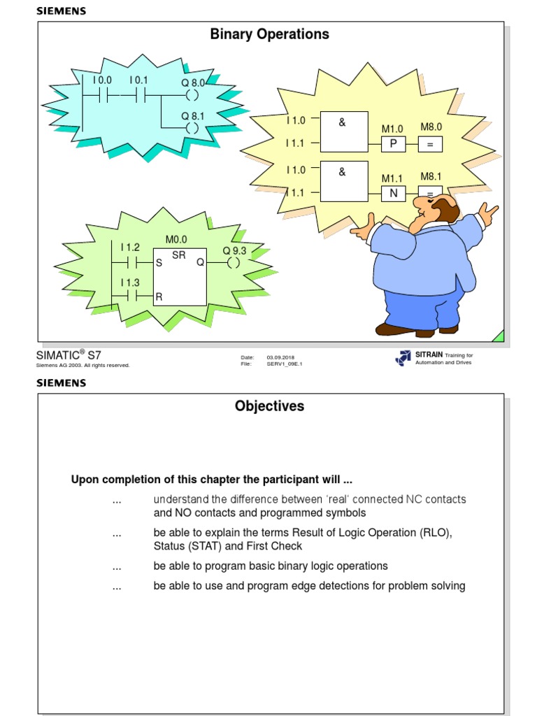 SERV1 09e BinaryOp | PDF | Programmable Logic Controller | Electrical ...