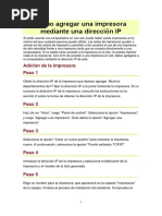 Configuración IP Impresora Lexmark | PDF