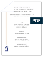 Origen Del CO2 en La Cuenca de Sabinas y Si Asociación Con El Basamento