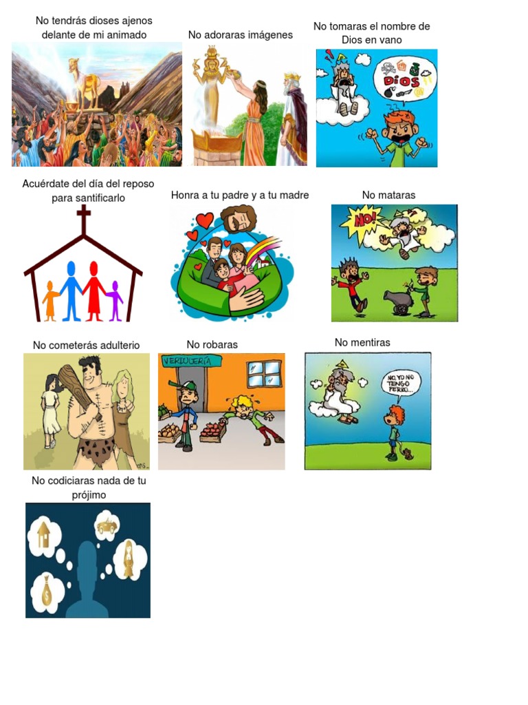 10 Mandamientos Imagenes