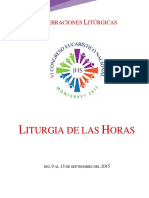 Liturgia de Las Horas CONGRESO EUCARÍSTICO NACIONAL 2015