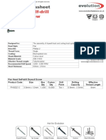 Pan Head Self-Drill Drywall Screw: Product Datasheet