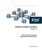 Gestion de Bases Datos (L)