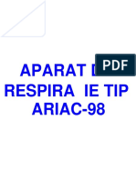 Aparat de Respiraţie Tip Ariac 98 PDF