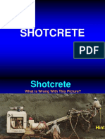 Shotcrete