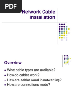 Network Cable Installation