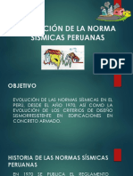 Evolución de La Normas Sísmicas Peruanas