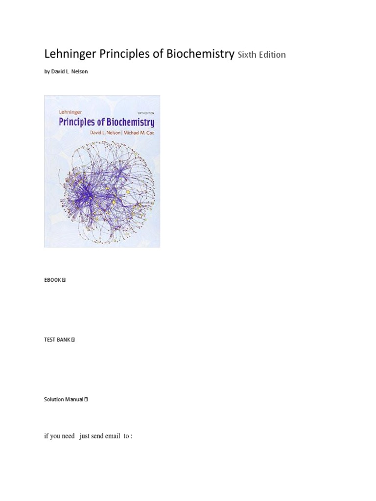 LEHNINGER PRINCIPLES OF BIOCHEMISTRY 5TH EDITION PDF FREE DOWNLOAD intelligence overview
