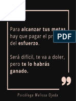 Para Alcanzar Tus Metas Hay Que Pagar El Precio Del Esfuerzo