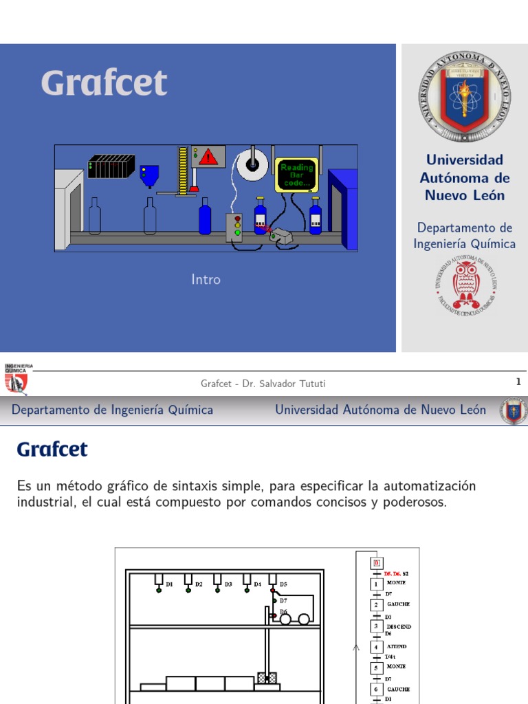 01 Programacion Grafcet | PDF | Evolución | Ingeniería Química