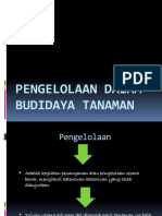 PIP - Pengelolaan Dalam Budidaya Tanaman