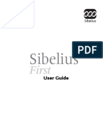 Sibelius First User Guide