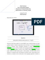 Fluid Mechanics - Eulerian vs Lagrangian