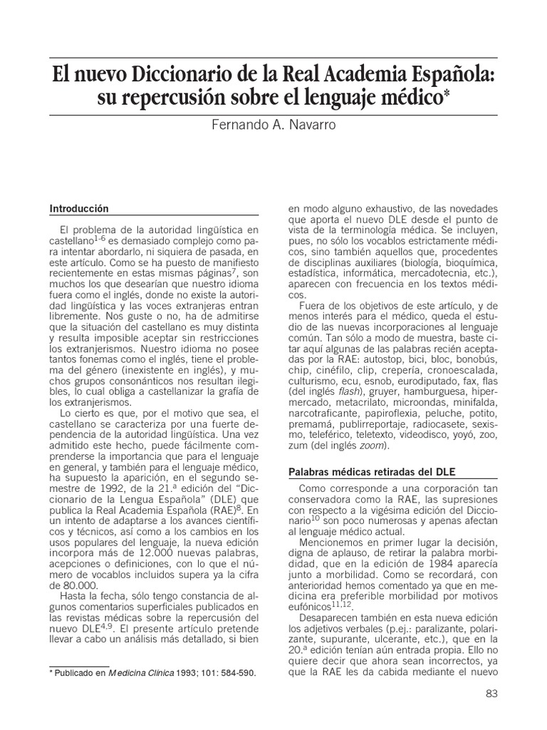 El nuevo Diccionario de la Real