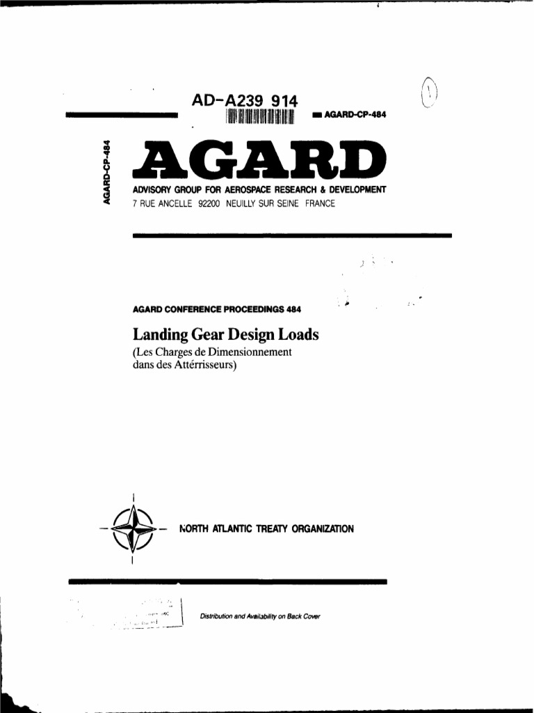 Landing Gear Design Loads | PDF | Fatigue (Material