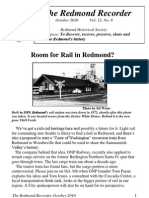 The Redmond Recorder: Room For Rail in Redmond?