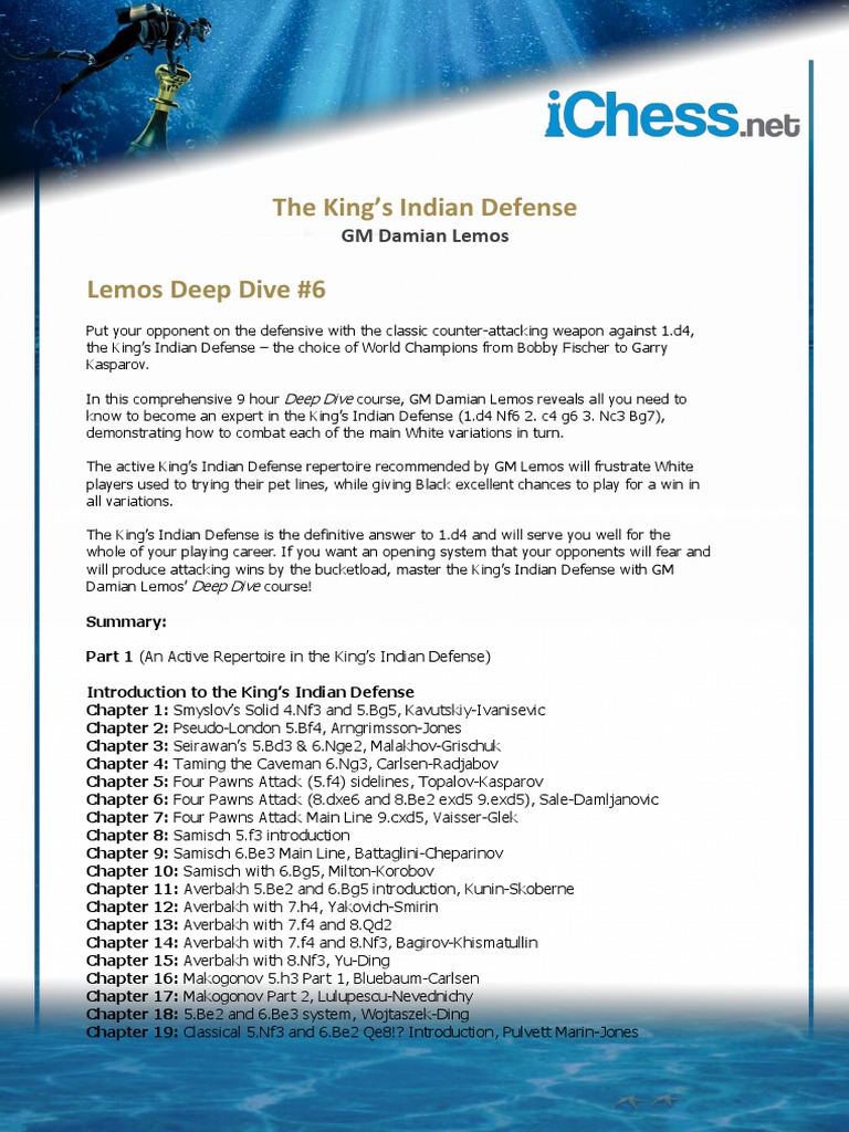 King's Indian Defense Mastery | PDF | Chess Openings | Chess