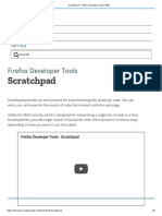 Scratchpad From Firefox