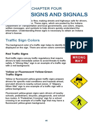 Deciphering Road Signs and their Meanings