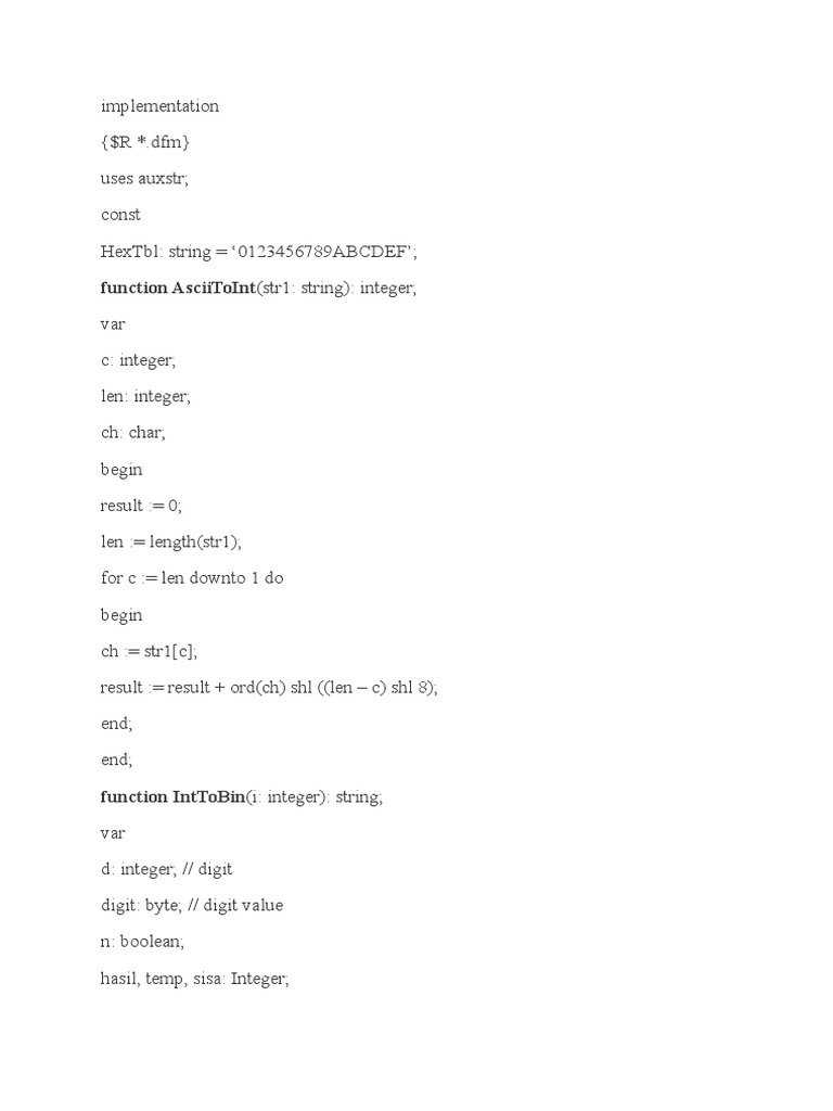 String Conversion Functions Code | PDF