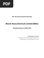 Bharat Heavy Electricals Limited (BHEL) : Pitside Practices in SMS, CFFP