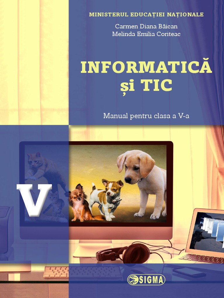 Informatica Si Tic Manual Clasa V, Editura Sigma | PDF