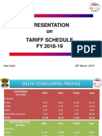Prsentation Tariff - Schedule - 2018-19 DERC PDF