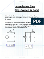 A Transmission Line Connecting Source