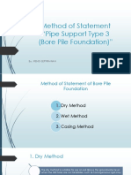 Method of Statement Bore Pile Foundation