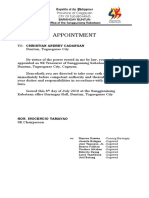 APPOINTMENT FORM Final