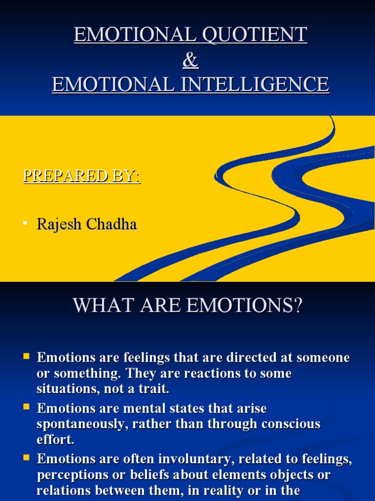 Emotional Intelligence Guide | PDF | Emotional Intelligence | Emotions