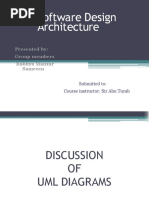 Software Design Architecture: Presented By: Group Members Rabbya Manzar Samreen