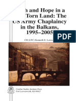2006, Faith and Hope in A War-Torn Land - The Us Army Chaplaincy in The Balkans, 1995-2005 PDF