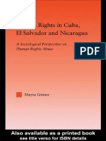 2003, Human Rights in Cuba, El Salvador and Nicaragua – a Sociological Perspective on Human Rights Abuse