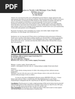 Melange: The New Innovation in Textile With Melange: Case Study