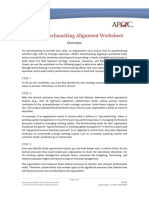 APQC's Benchmarking Alignment Worksheet: Step1