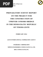 Construction of Upriver Comoro Bridge