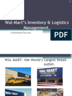Wal-Mart's Inventory & Logistics Management.: A Business Success