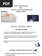 Kesan Jenayah Siber DAN Langkah Untuk Membendung Jenayah Siber