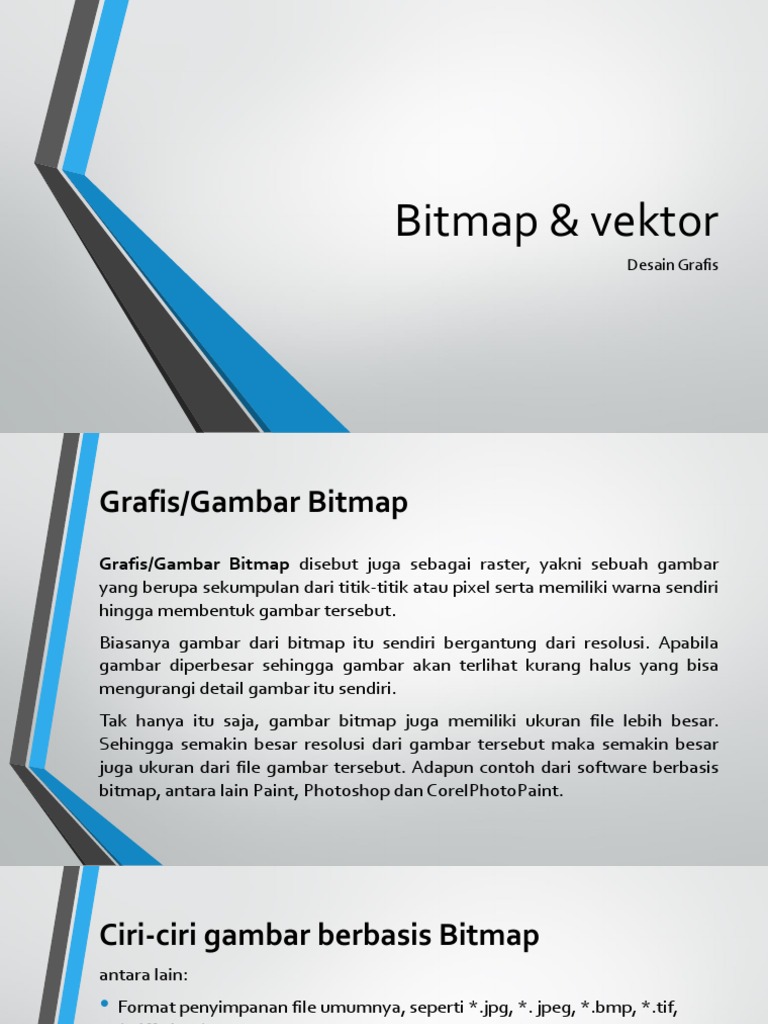 Materi Bitmap Vektor
