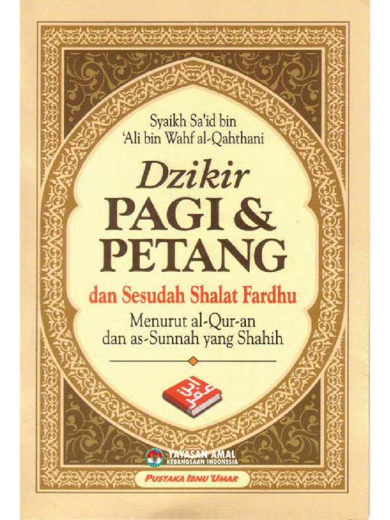 Buku Saku Dzikir Pagi Petang