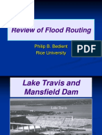 Review of flood routing and reservoir modeling techniques