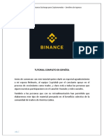 Binance Exchange - Tutorial Completo - by Semillero de Ingresos PDF