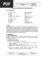 Silabu Dibujo de Ingenieria