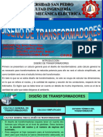 Diseño de transformadores: cálculo general, simplificado y estudio térmico